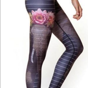 Teeki yoga pants. Elephant design